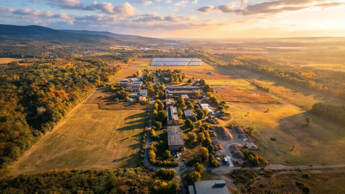 Pannova Ipari Park légifotó